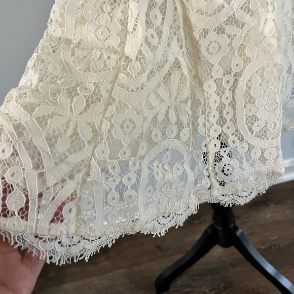 NWT Free People Ivory Lace Dress Sz Small - Picture 5 of 6
